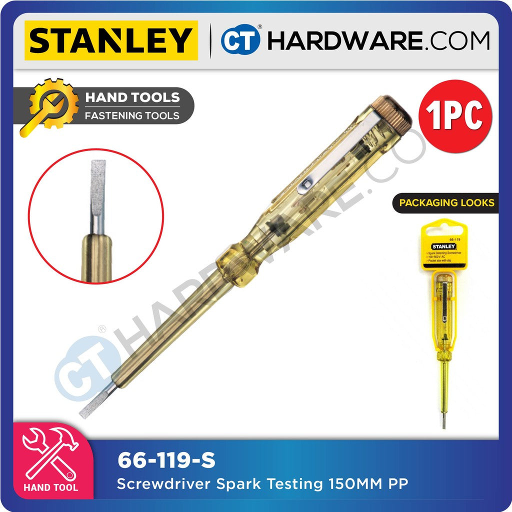 Stanley 66-119-S Spark Detecting Screwdriver 3mm (Test Pen)