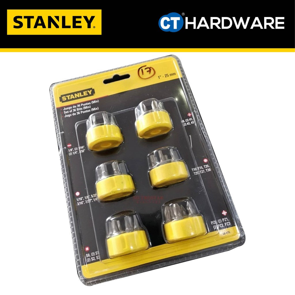 Stanley 68-075-23 Screwdriver Insert Bit Set (36 pcs)