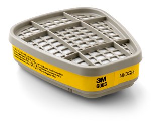 3M 6003 Organic Vapor Cartridge 2PCS/PKT