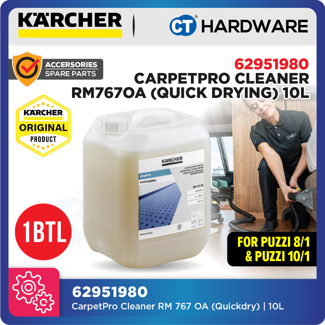 Karcher 62951980 CarpetPro Cleaner RM 767 OA (Quickdry) | 10L | Carpet Cleaners