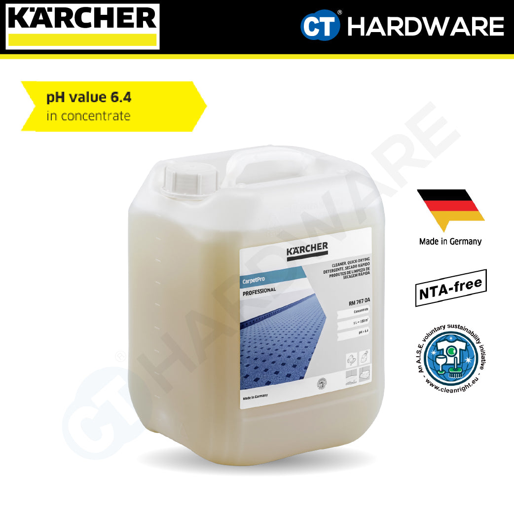 Karcher 62951980 CarpetPro Cleaner RM 767 OA (Quickdry), 10L, Carpet Cleaners