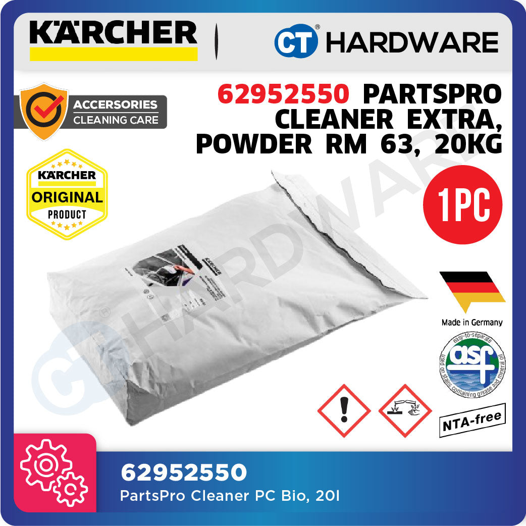Karcher 62952550 PartsPro Cleaner Extra, powder RM 63, 20kg