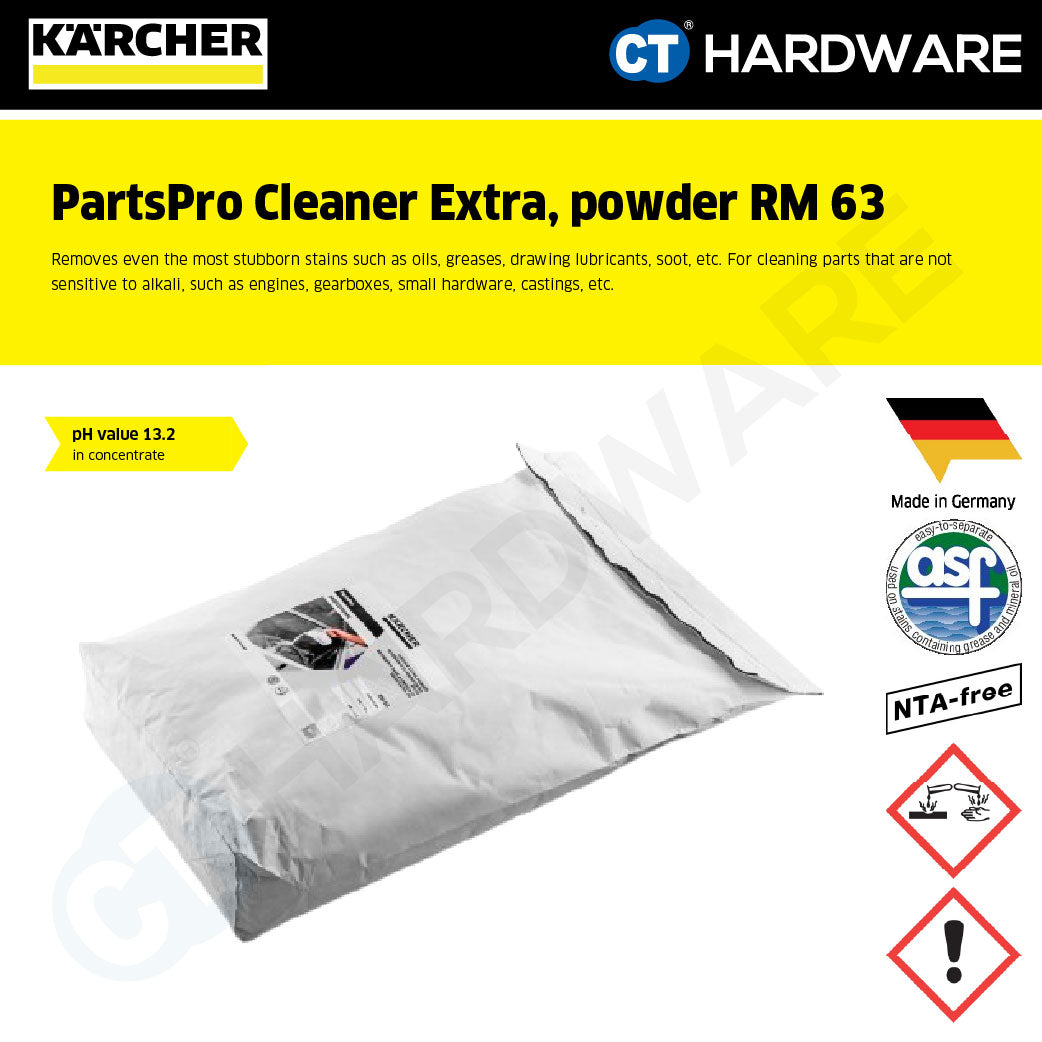 Karcher 62952550 PartsPro Cleaner Extra, powder RM 63, 20kg
