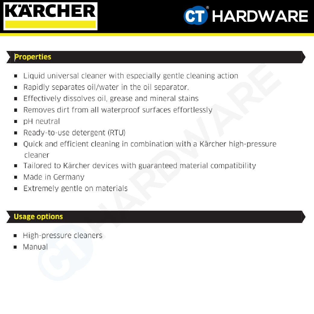 Karcher 62953570 Universal Cleaner RM 555, 5 Litre