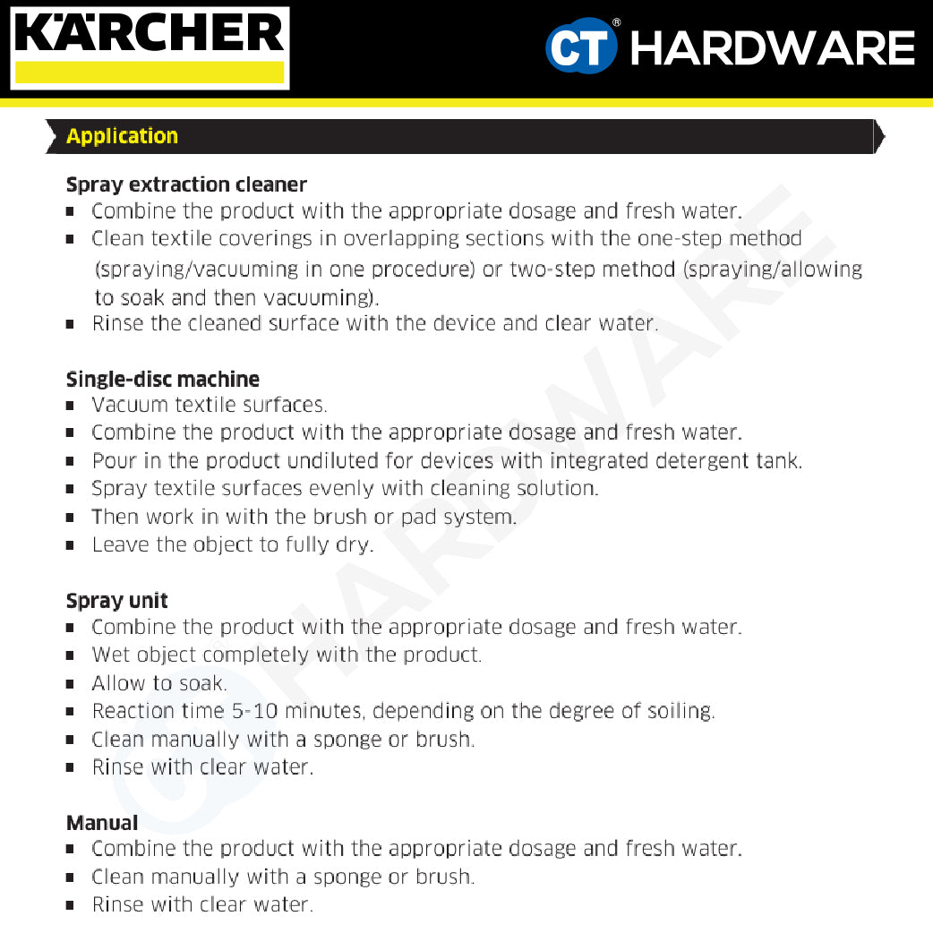Karcher 62954890 Universal Cleaner Surfactant-Free RM 770 1L