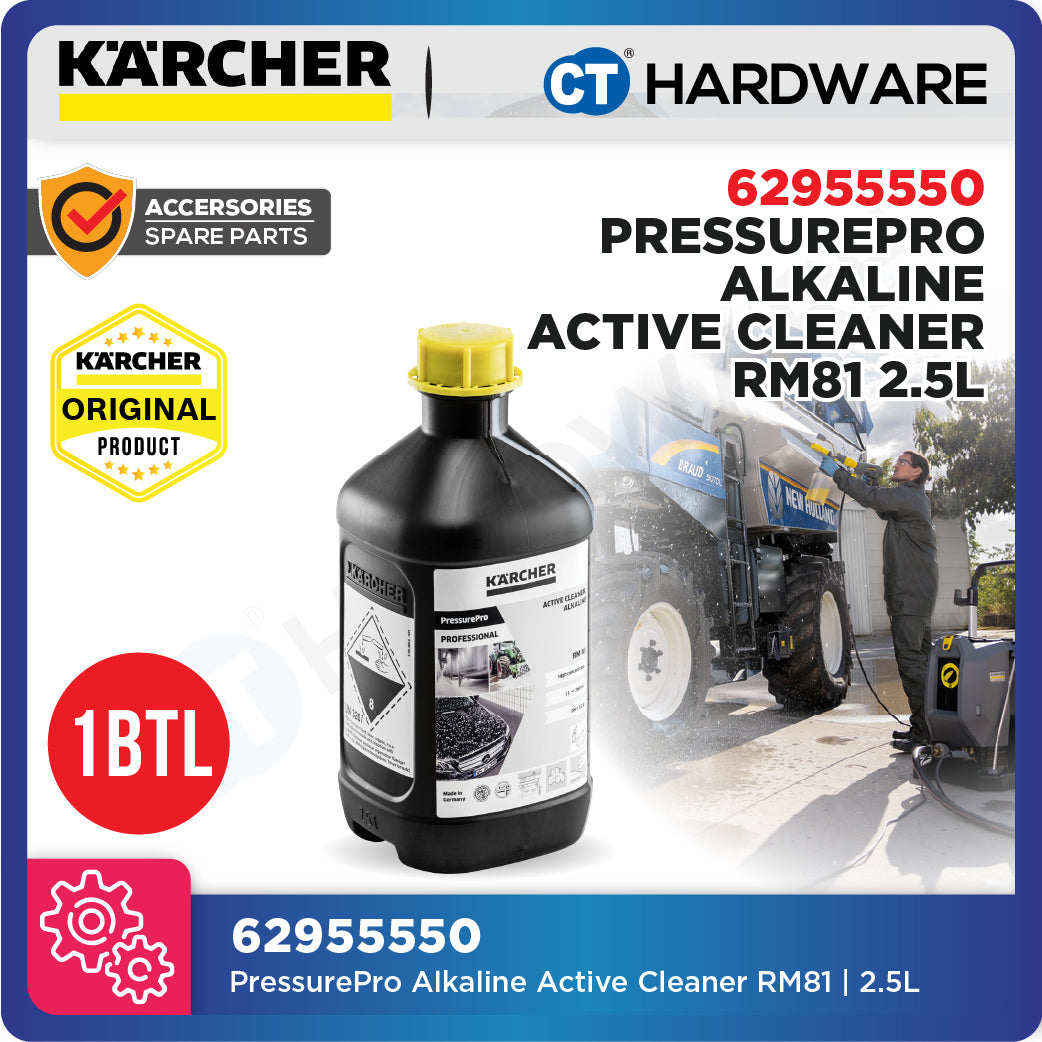 Karcher 62955550 PressurePro Alkaline Active Cleaner RM81 2.5L