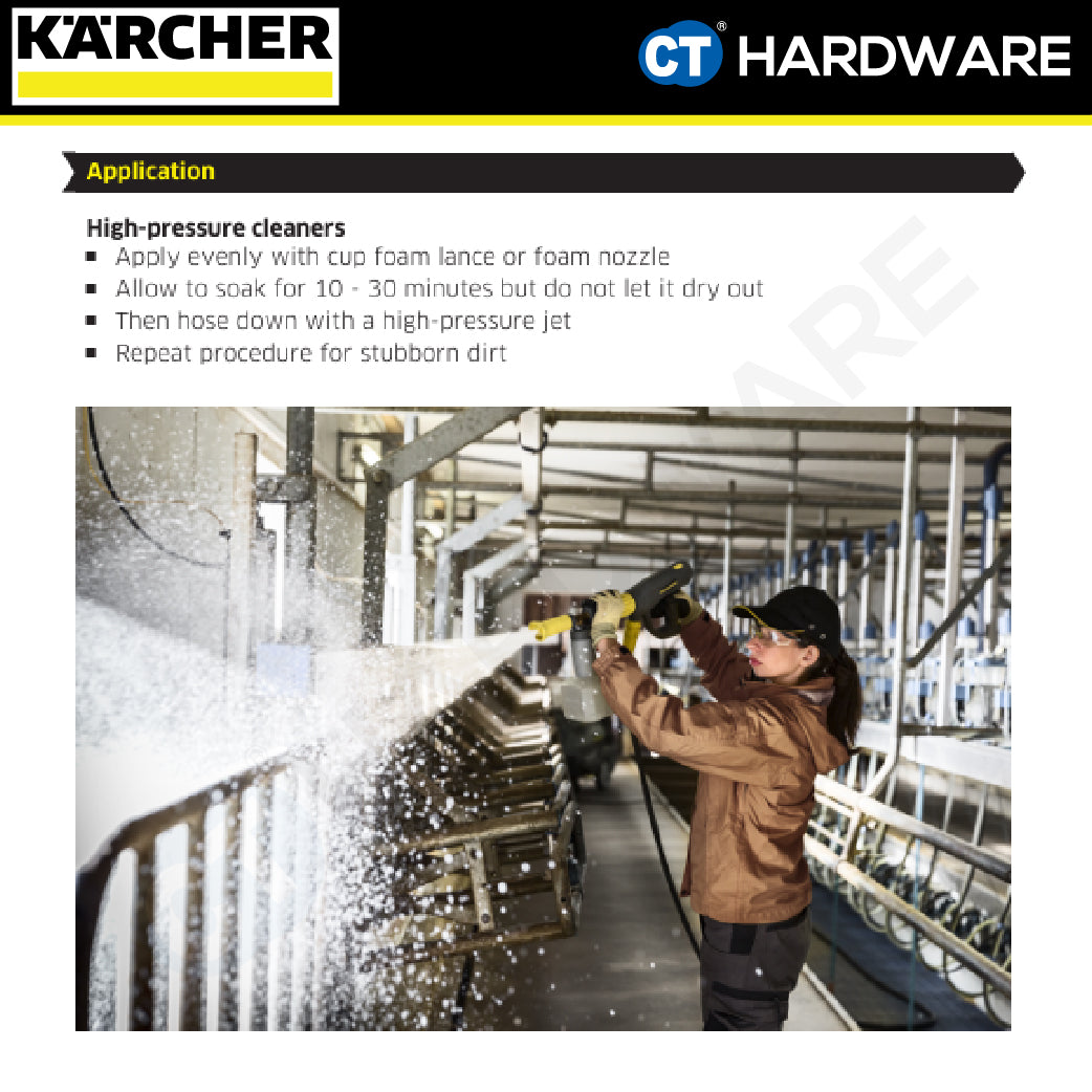 Karcher 62956540 PressurePro Foam Cleaner, Alkaline RM 91 Agri 10L