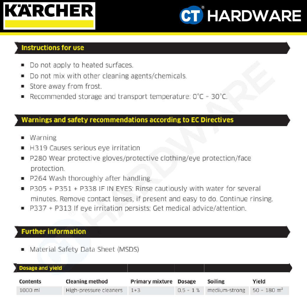 Karcher 62957980 PressurePro Solar Cleaner RM 99 10 Litres