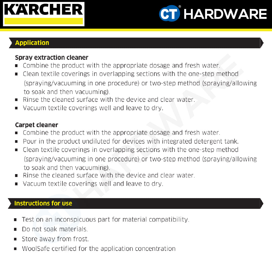 Karcher 62958540 CarpetPro Cleaner RM 767 OA (Basic) | 10L