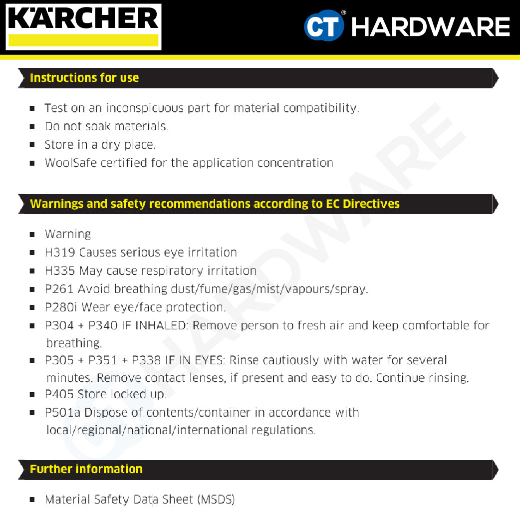 Karcher 62960790 CarpetPro Cleaner iCapsol, tablet RM 760, 16Tablets