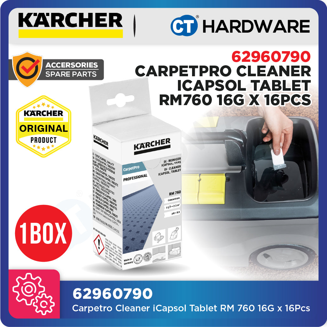 Karcher 62960790 CarpetPro RM760 Tabs FOR PUZZI 8/1 C & PUZZI 10/1