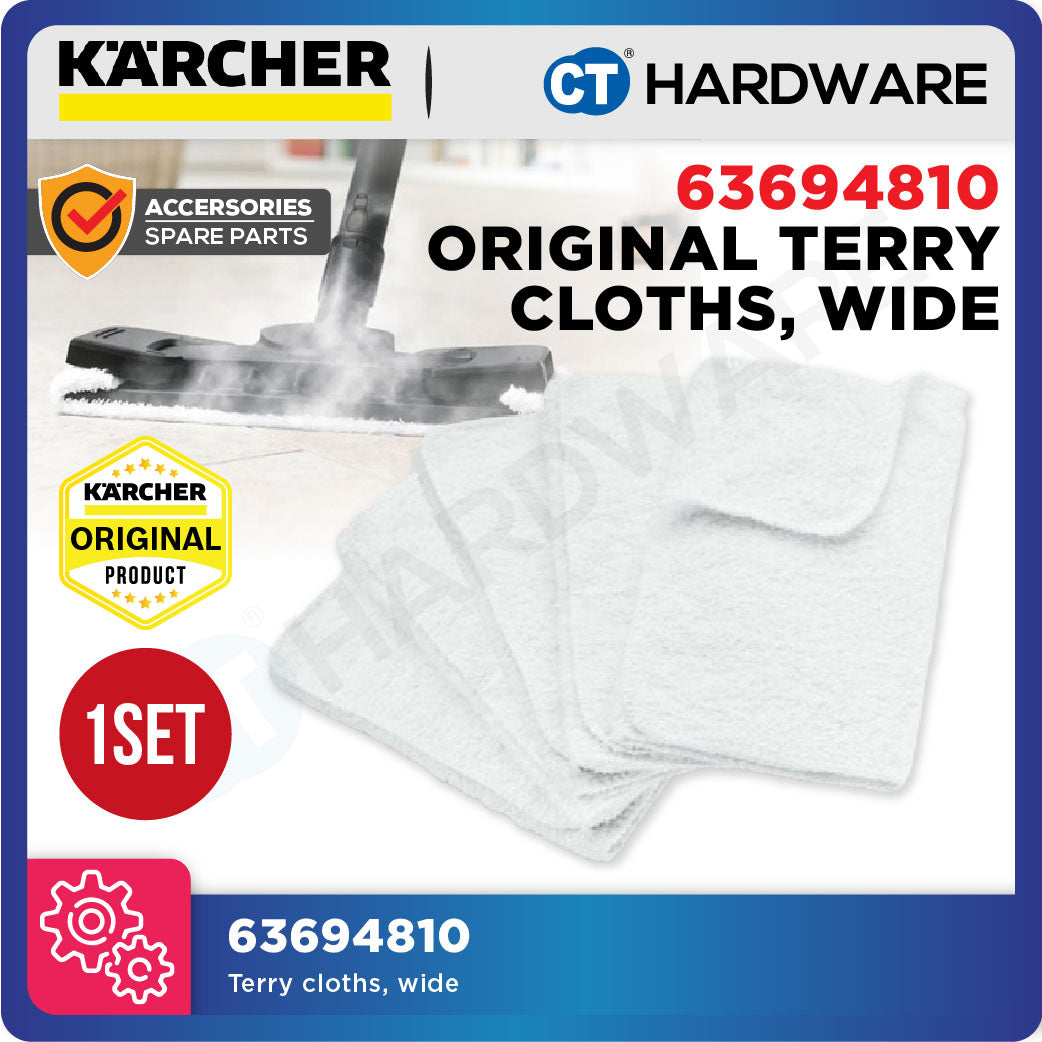 Karcher 63694810 Terry cloths, wide (5 pcs)