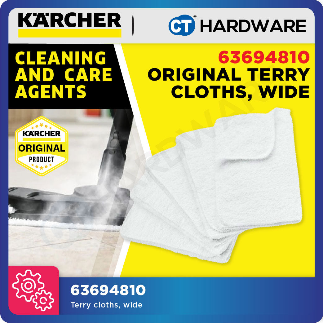 Karcher 63694810 Terry cloths, wide (5 pcs)