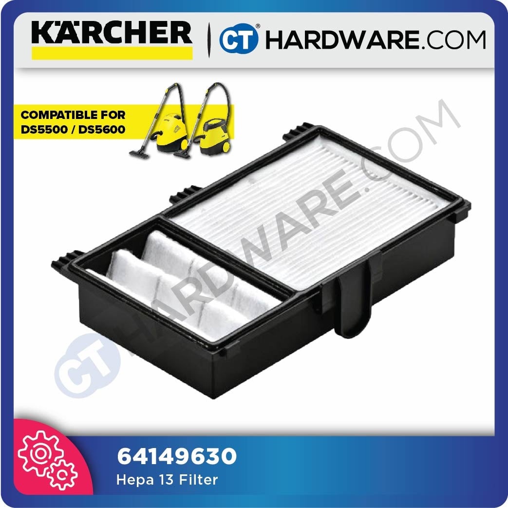 KARCHER 64149630 FILTER HEPA 13 FOR DS5500 / DS5600 VACUUM CLEANER