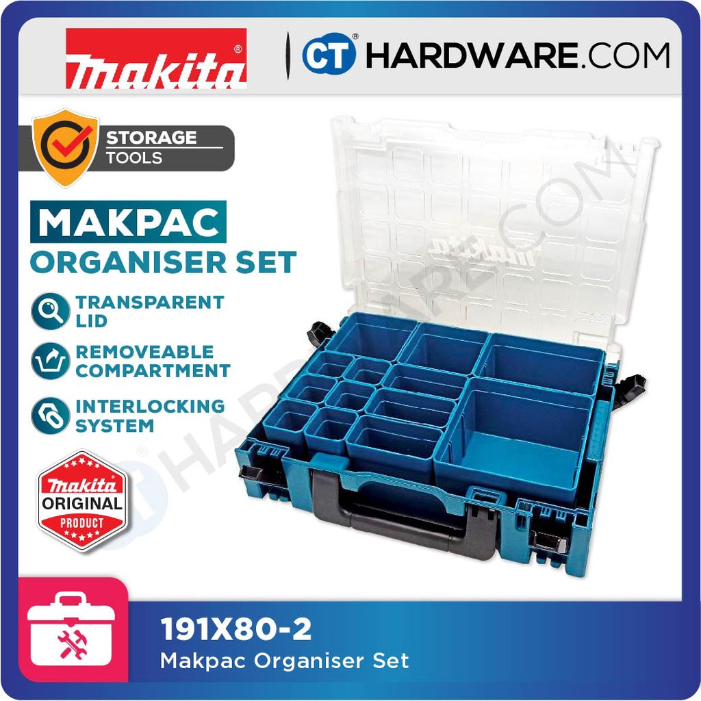 Makita 191X80-2 Makpac Organizer Set