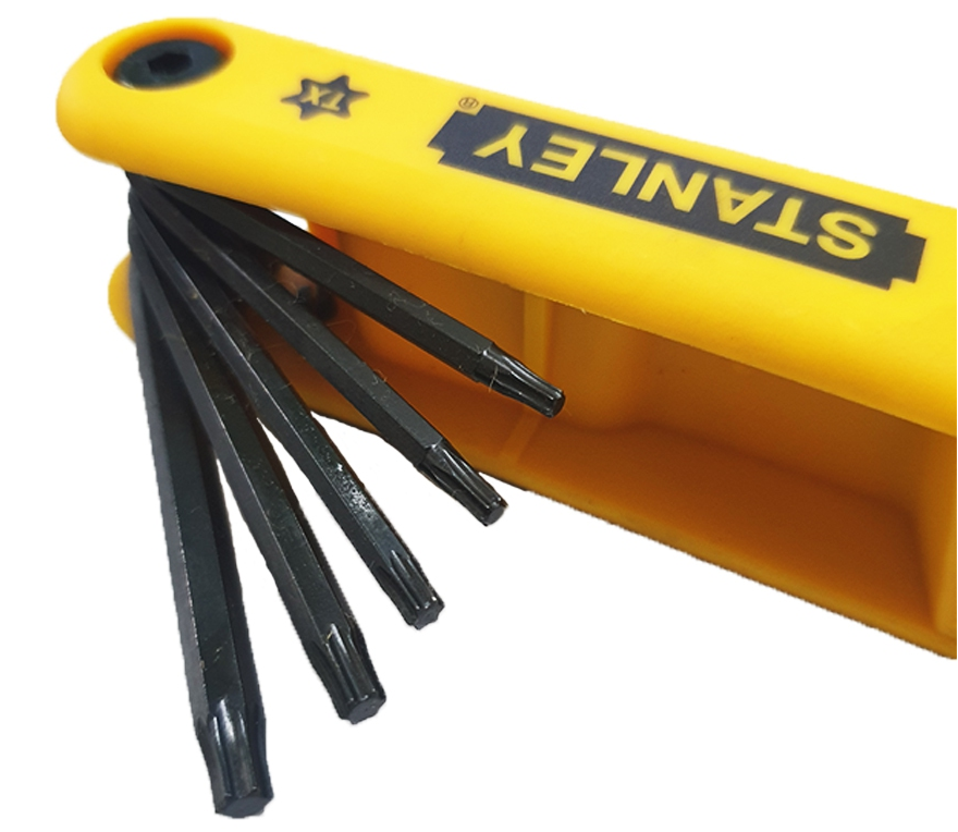 STANLEY 69263 TORX HEX KEY SET X 8PC FOLDABLE TYPE ( T9/T10/T15/T20/T25/T27/T30/T40 ) ( 69-263 )