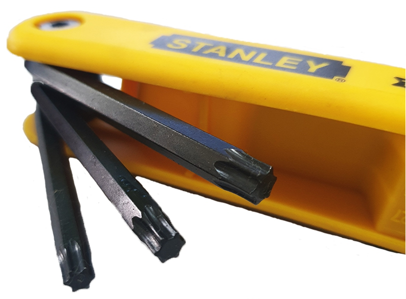 STANLEY 69263 TORX HEX KEY SET X 8PC FOLDABLE TYPE ( T9/T10/T15/T20/T25/T27/T30/T40 ) ( 69-263 )