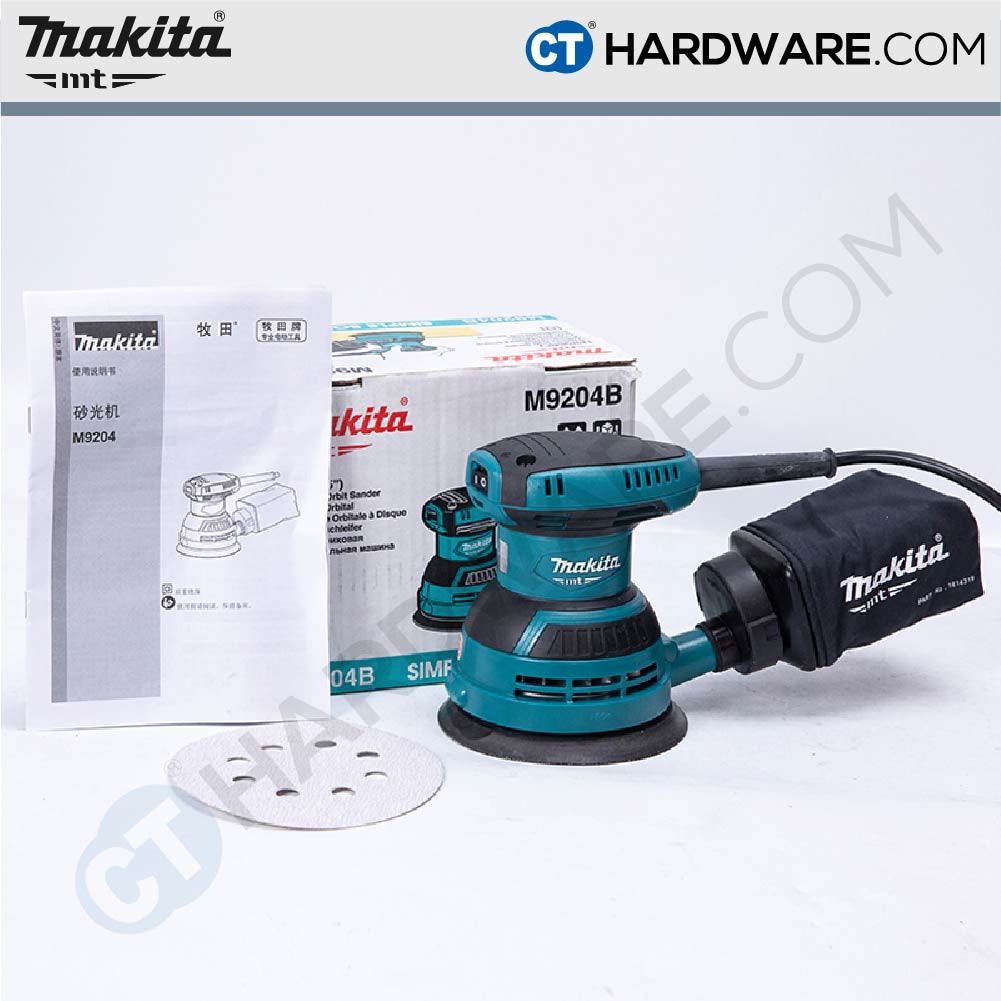 Makita MT M9204B Random Orbit Sander 240W 5" (125mm)