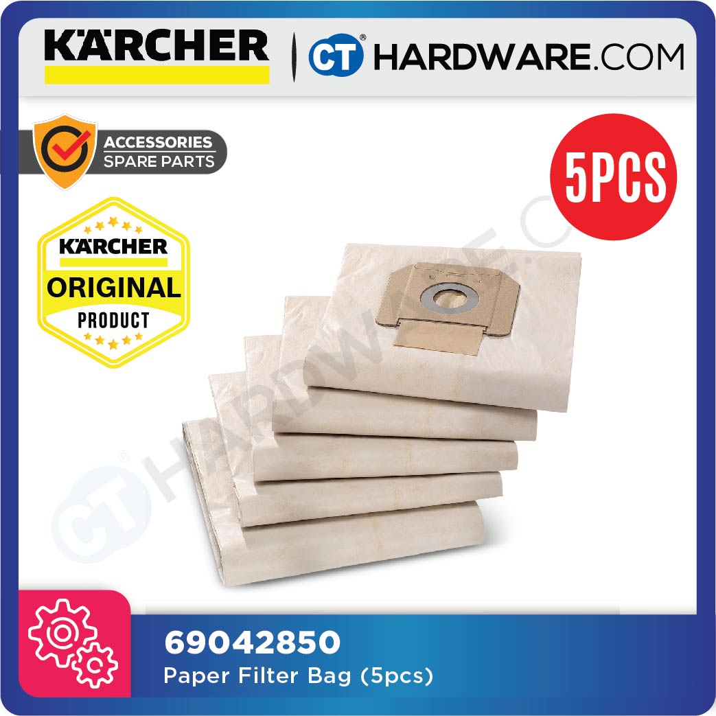 Karcher 69042850 Paper Filter Bag(5pcs)