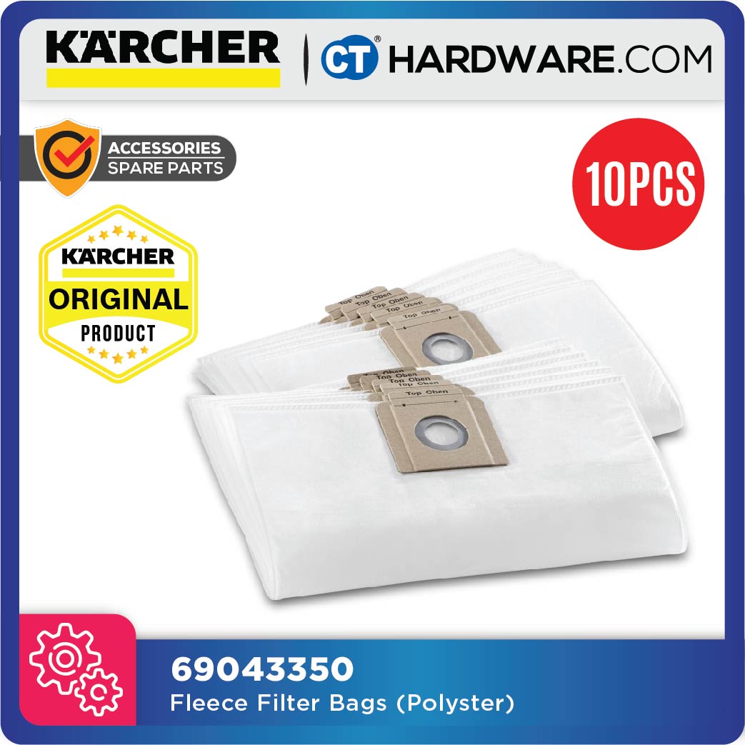 Karcher 69043350 Fleece Filter Bags
