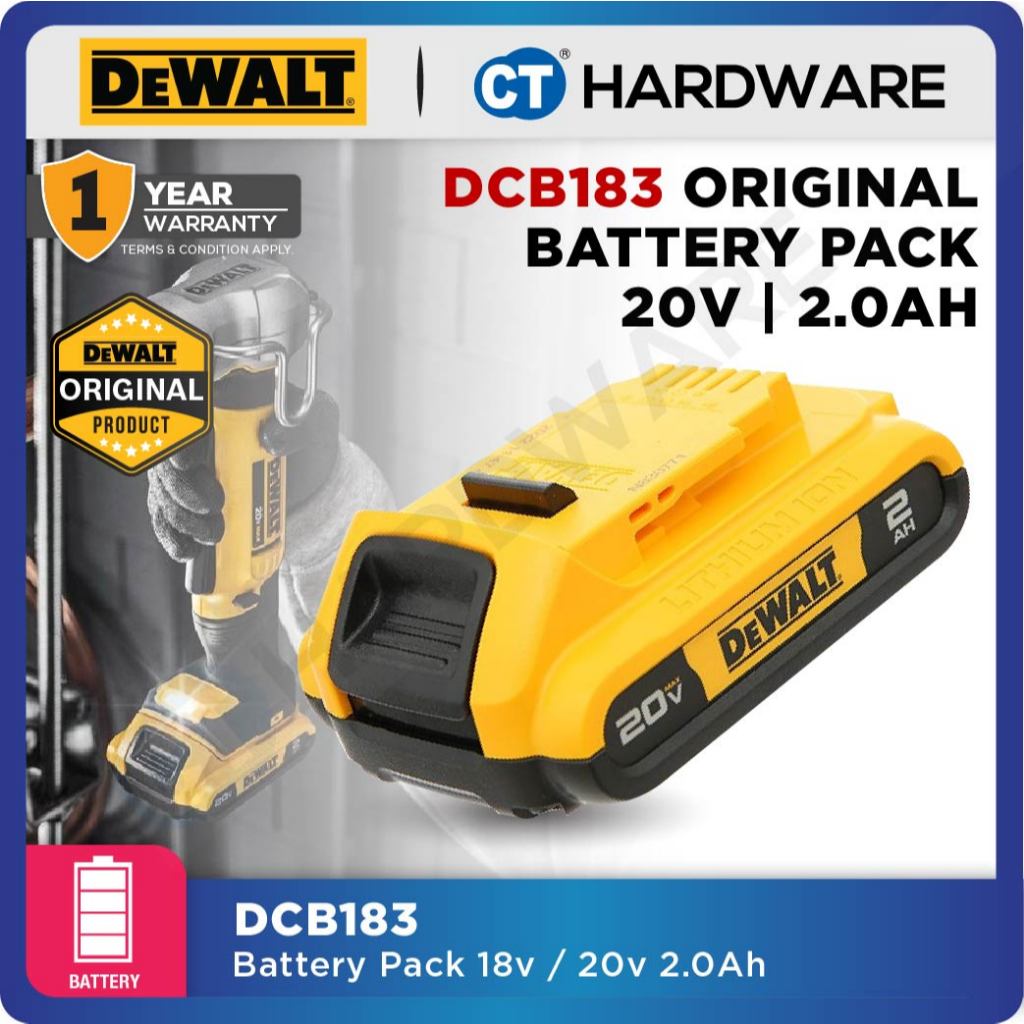 DeWalt Batteries And Chargers Options | 10.8V/12V & 18V/20V (1 pc)