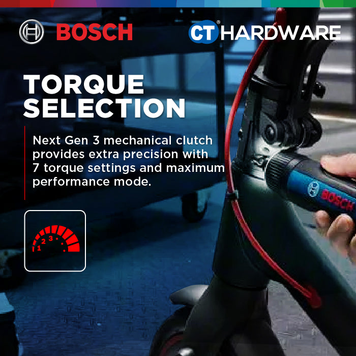 Bosch PRO GO 3 Cordless Smart Screwdriver Kit 3.6V