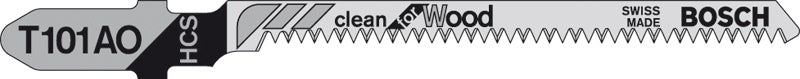 Bosch T101AO Jigsaw Blades - For Wood (5 Piece) 2608630031