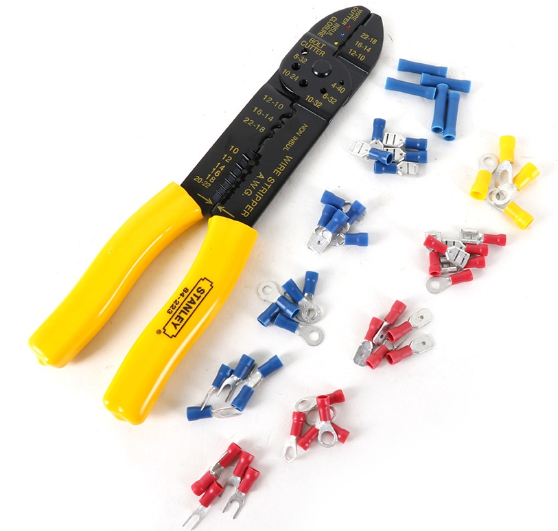 STANLEY 84253 CRIMPING PLIER SET 9" ( WIRE STRIPPER )