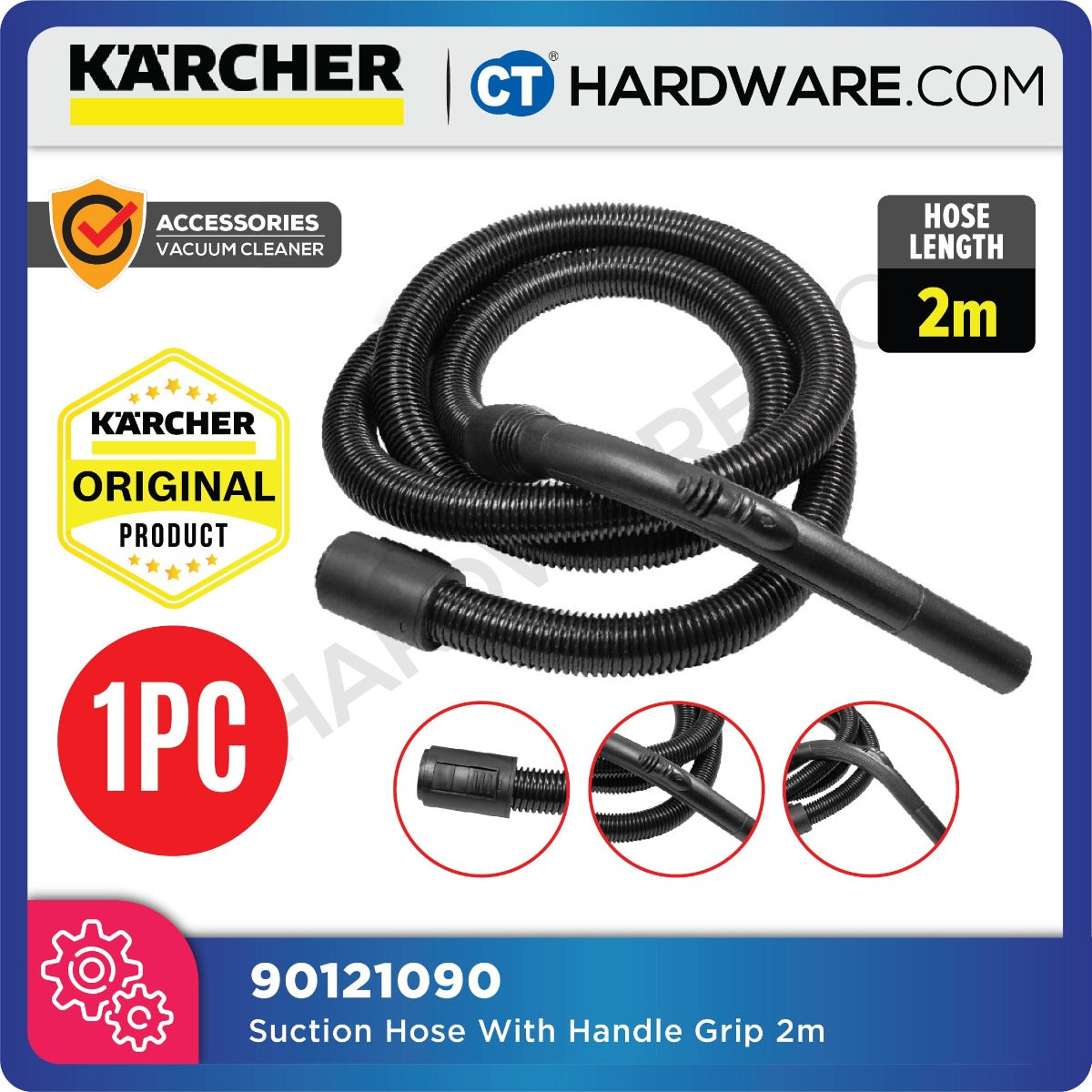 Karcher 90121090 Suction Hose For MV2/WD2/MV3/WD3