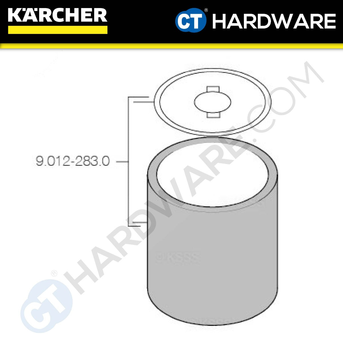 Karcher 90122830 Filter Complete(Sponge)