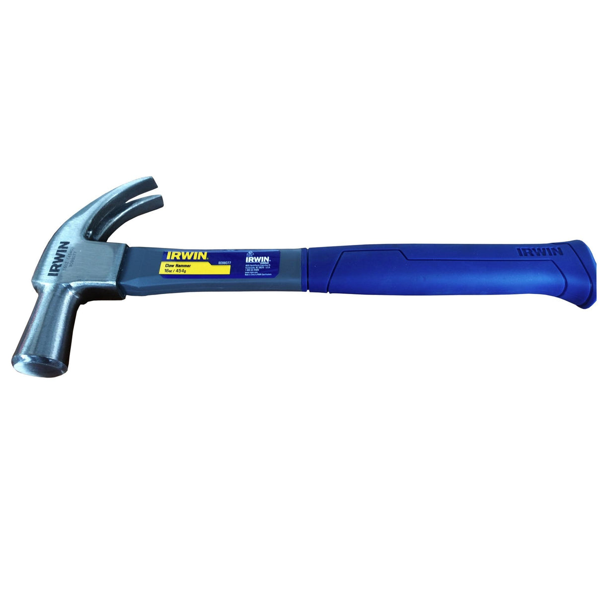 Irwin 9098077 Claw Handle Hammer 16OZ 0.78Kg (Fiberglass)