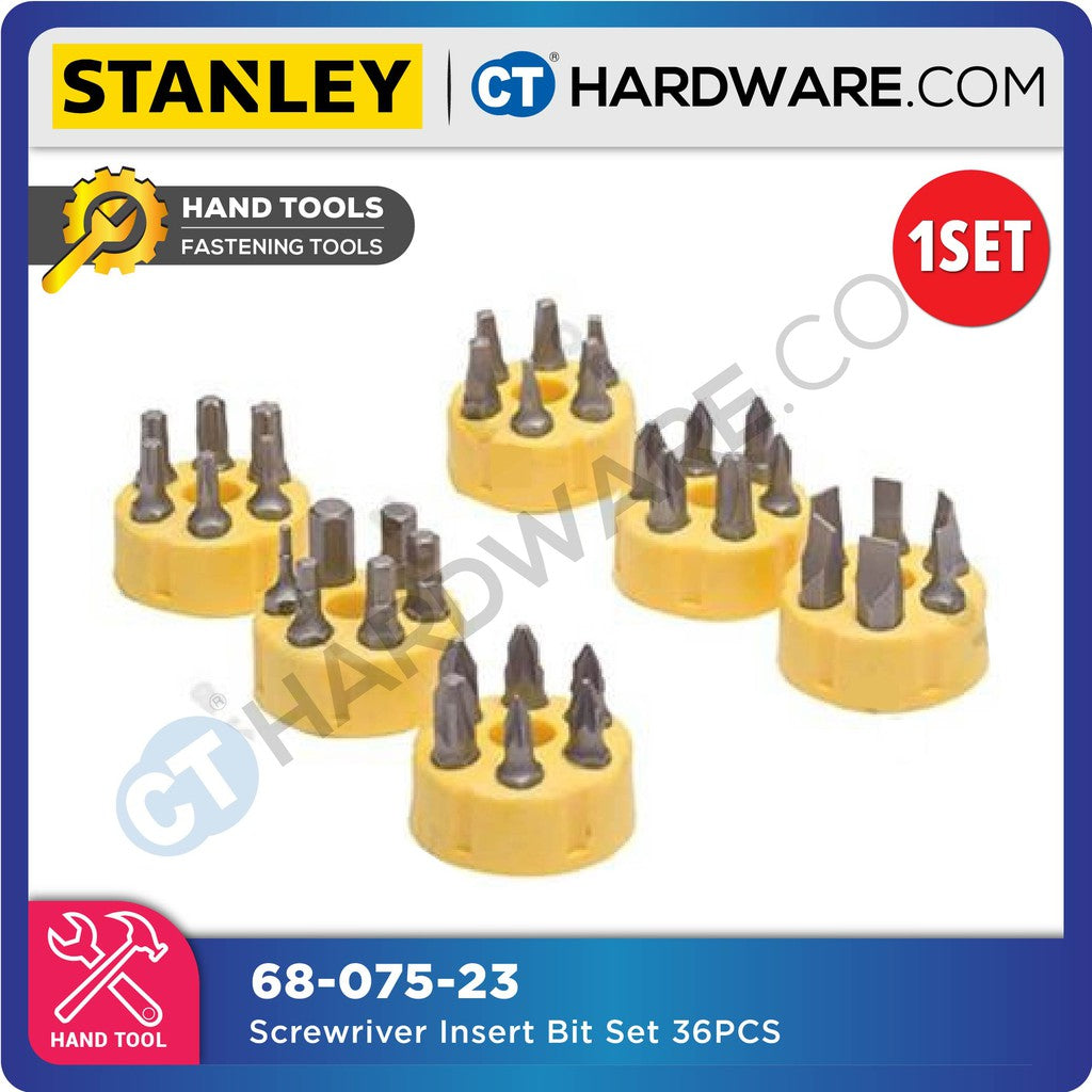 Stanley 68-075-23 Screwdriver Insert Bit Set (36 pcs)