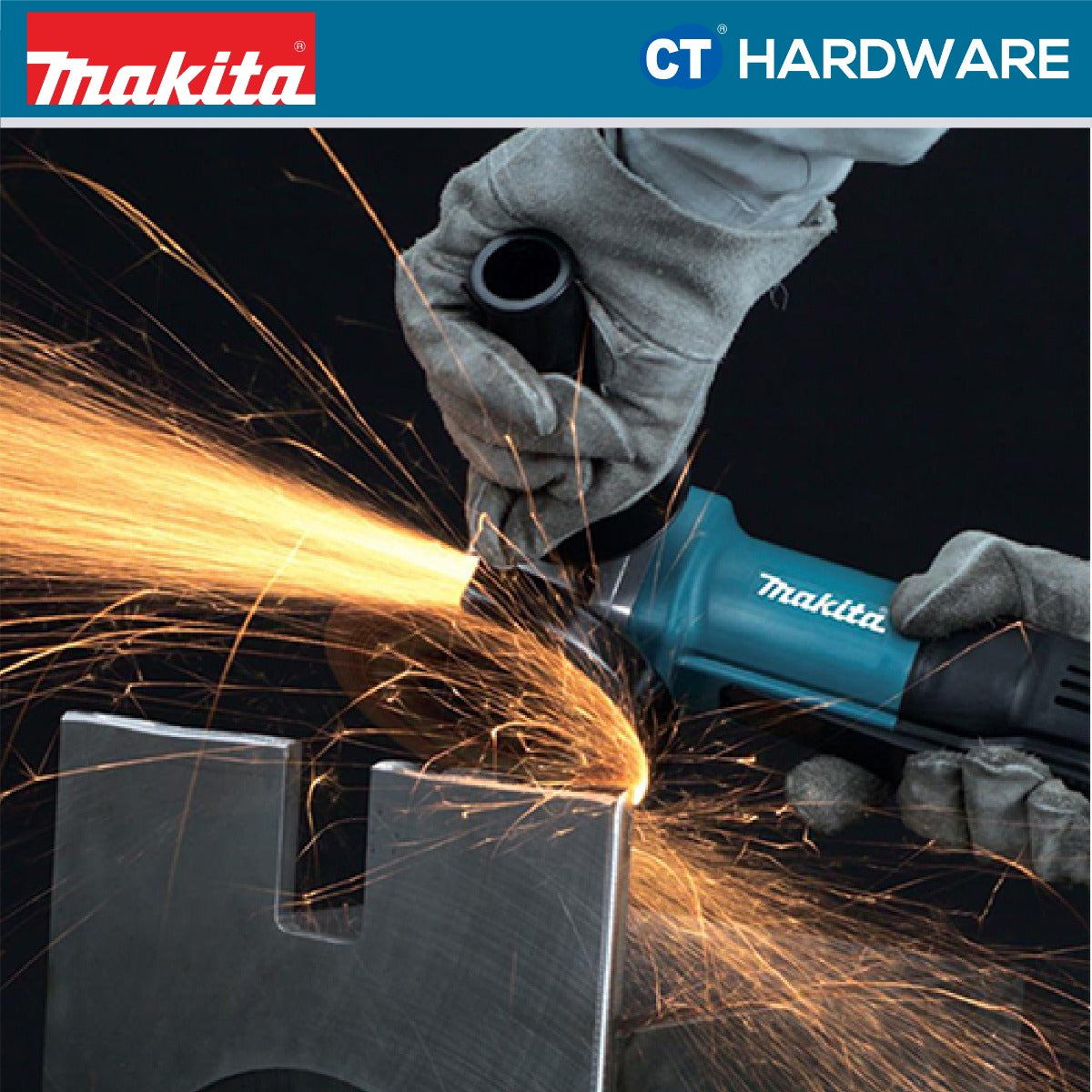 Makita 9556HPG Angle Grinder 4" 100mm 840W (Paddle Switch)