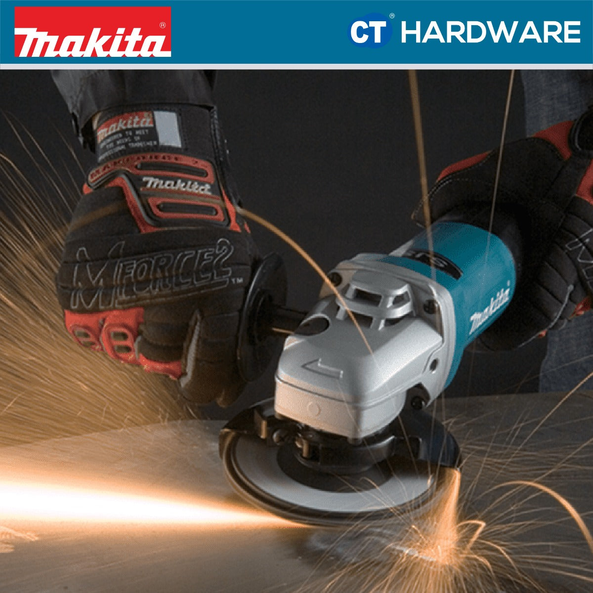 Makita 9556HPG Angle Grinder 4" 100mm 840W (Paddle Switch)