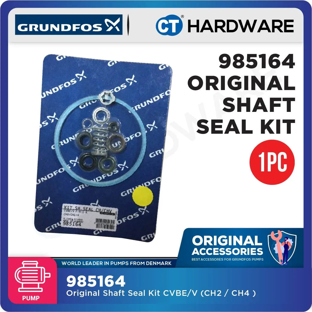 Grundfos 985164 Shaft Seal Kit CVBE (CH2/CH4) Original Spare Part for Water Pumps