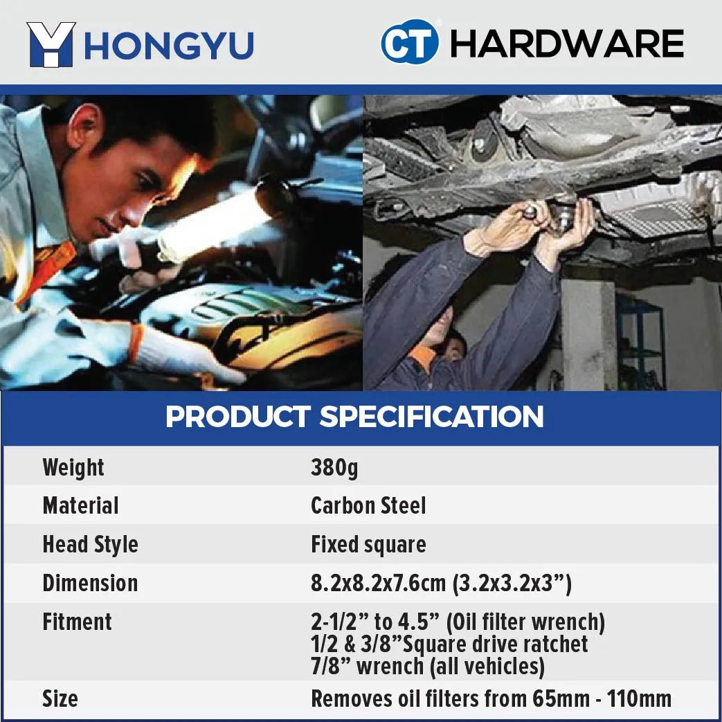 Hong Yu A1022 Two Way Oil Filter Wrench