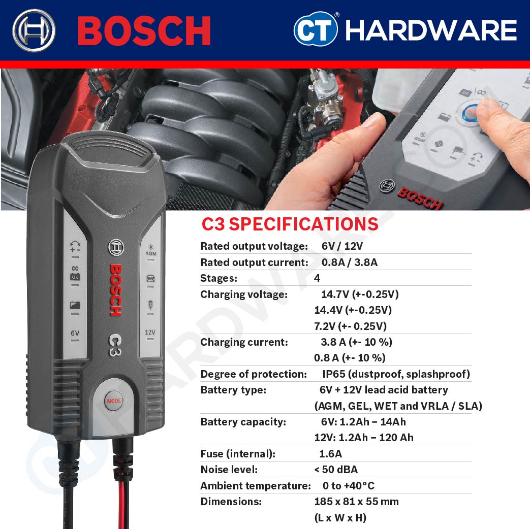 Bosch C3 Smart Battery Charger