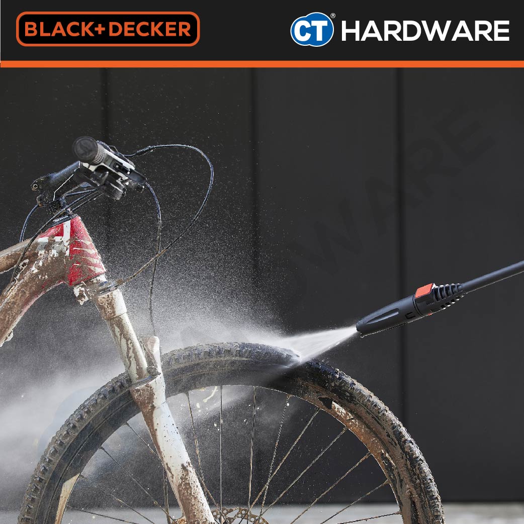 BLACK+DECKER BEPW1600L High Pressure Washer 110 Bar 1300W (Replacing Waterjet Model BW14)