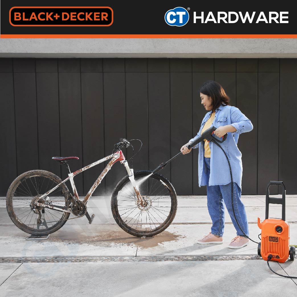 BLACK+DECKER BEPW1600L High Pressure Washer 110 Bar 1300W (Replacing Waterjet Model BW14)