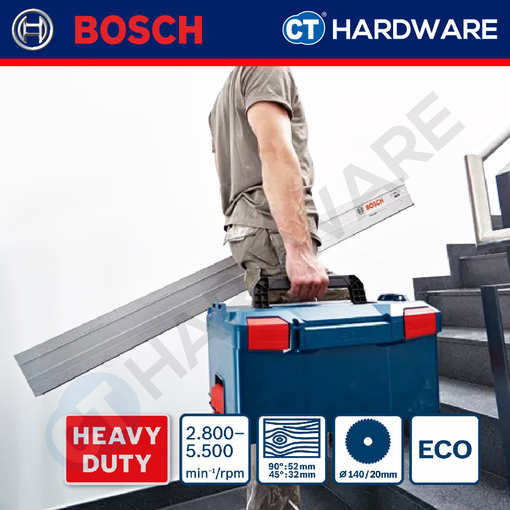 Bosch GKT 18V-52 GC SOLO Cordless BITURBO Plunge Saw 18V, 140mm without Battery & Charger, GKT18V52GCSOLO