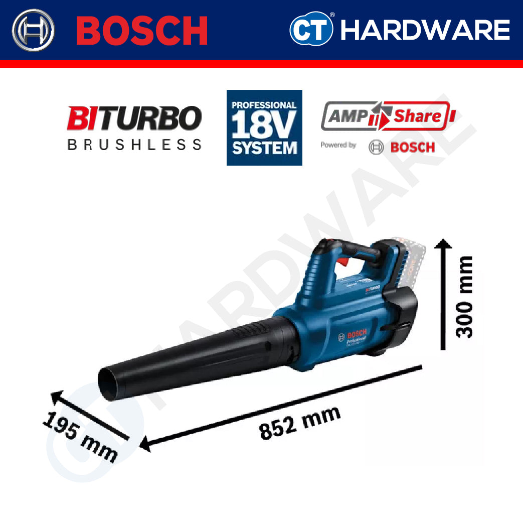Bosch GBL 18V-750 SOLO Cordless Blower 18V without Battery & Charger, GBL18V750SOLO