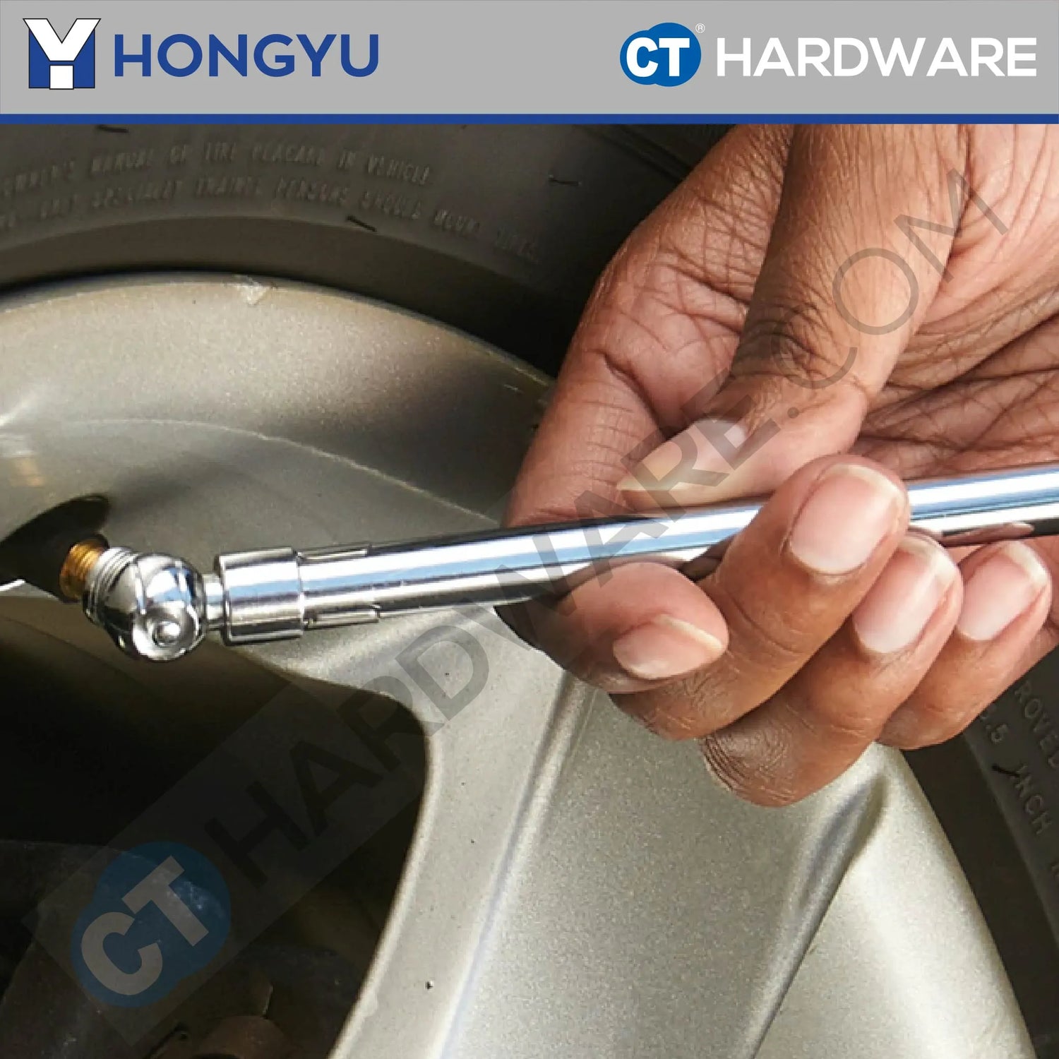 Hong Yu C3022 Tyres Pressure Foot (Measure Up To 100 Kpa)