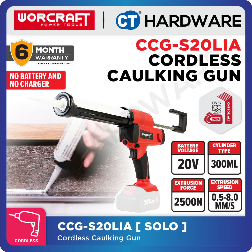 Worcraft CCG-S20LIA Cordless Caulking Gun