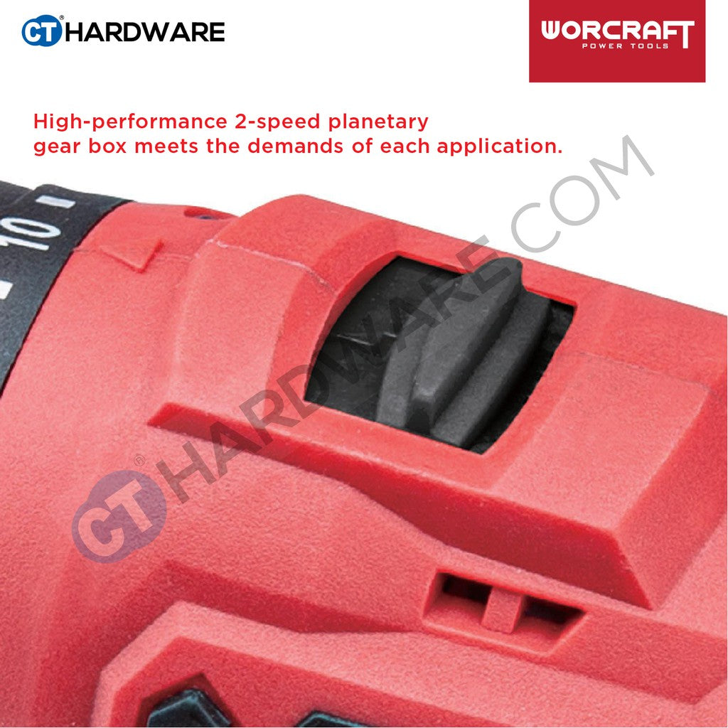 WORCRAFT CD12LiA Cordless Drill 12V 10mm