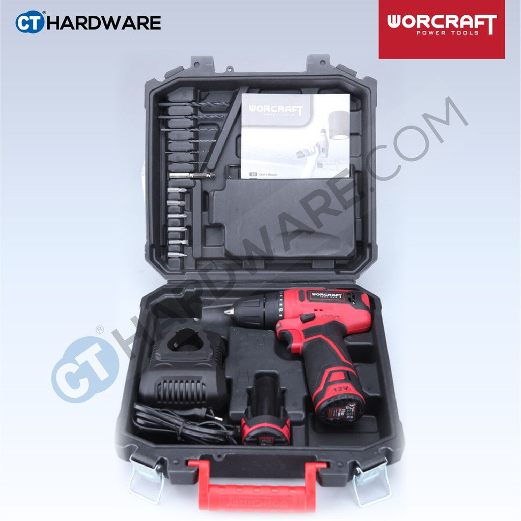 WORCRAFT CD12LiA Cordless Drill 12V 10mm