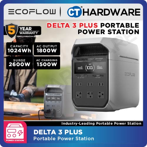 EcoFlow DELTA 3 PLUS | DELTA PRO 3 Portable Power Station | 1024WH (Surge 3600W) | 4096WH (8000W)