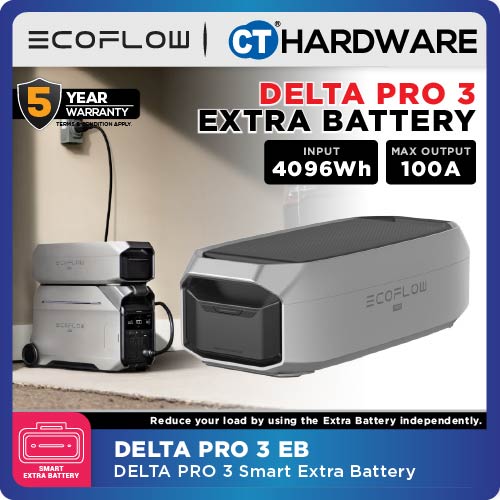 EcoFlow DELTA 3 PLUS | DELTA PRO 3 Portable Power Station | 1024WH (Surge 3600W) | 4096WH (8000W)