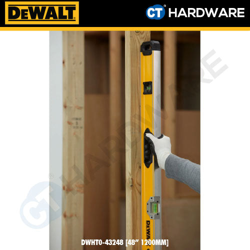 DEWALT DWHT42801 | DWHT42802 | DWHT0-43224 | DWHT0-43248 BOX BEAM LEVEL 4" | 6" | 24" | 48" - 1PC