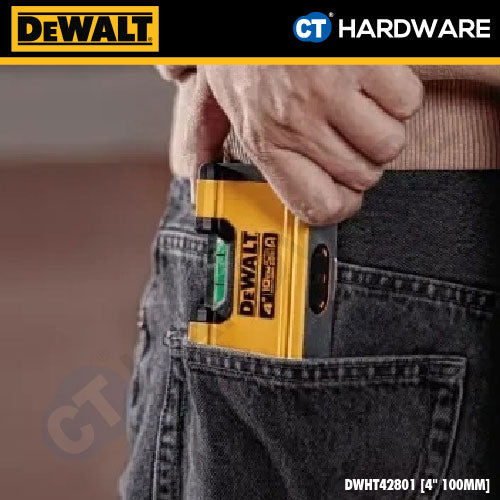DEWALT DWHT42801 | DWHT42802 | DWHT0-43224 | DWHT0-43248 BOX BEAM LEVEL 4" | 6" | 24" | 48" - 1PC