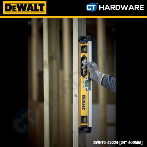 DEWALT DWHT42801 | DWHT42802 | DWHT0-43224 | DWHT0-43248 BOX BEAM LEVEL 4" | 6" | 24" | 48" - 1PC